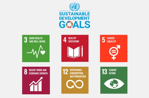 We act in accordance with the UN Sustainable Development Goals